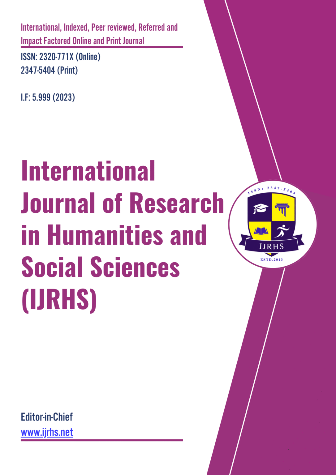 International Journal of Research in Humanities and Social Sciences (IJRHS)